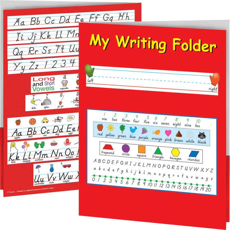Really Good Stuff My Writing Folder - D'Nealian - 12 folders - Image 1